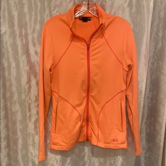 Under Armour Jackets & Blazers - Under Armour Pebble Beach Golf Links Women's Orange Jacket Size Medium 🔥 YB5